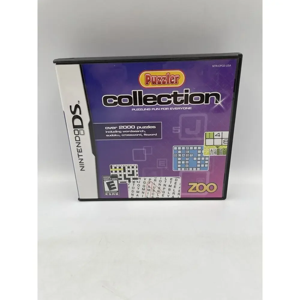Puzzler Collection (Nintendo DS, 2008) Complete CIB With Manual